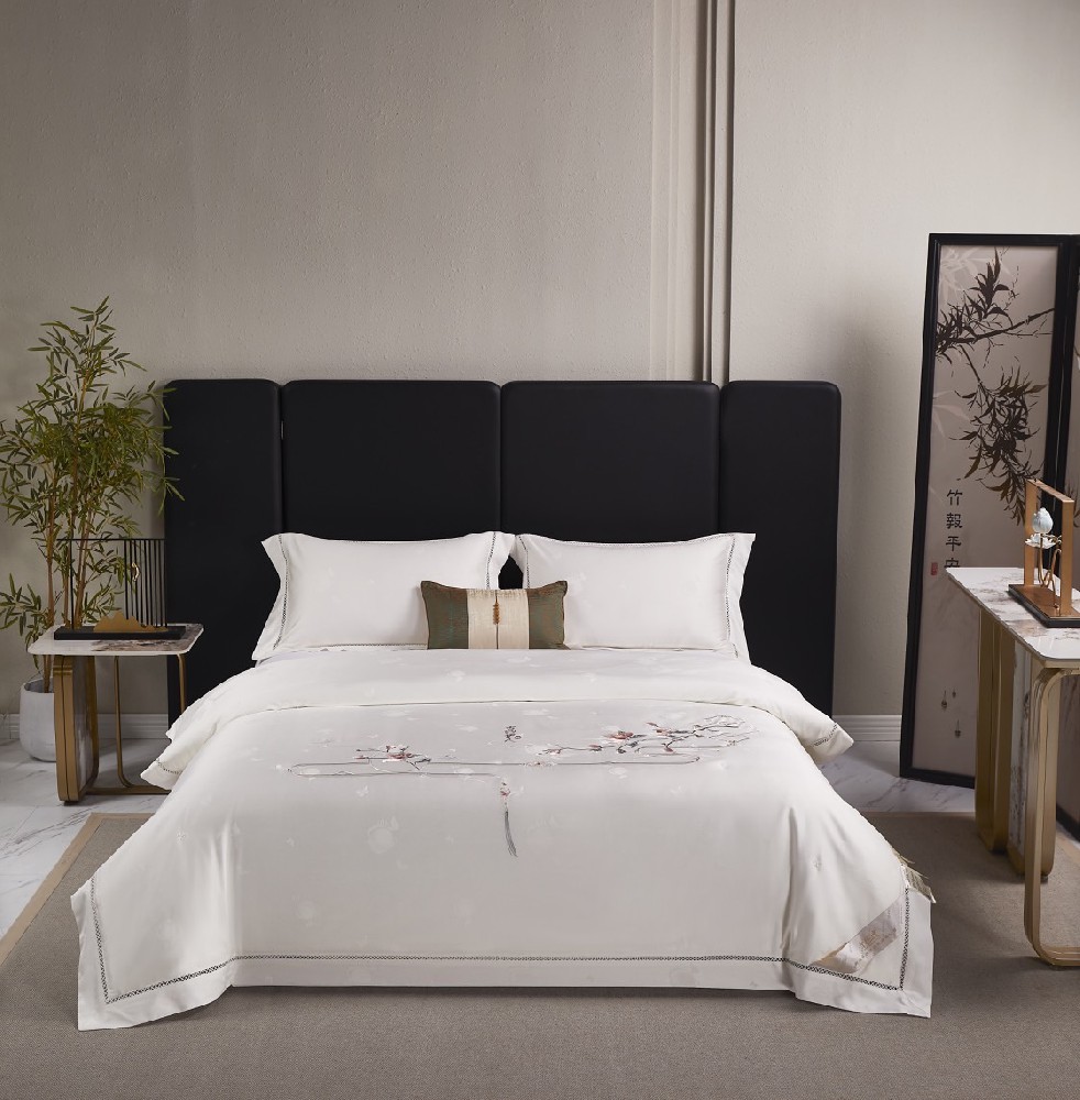 蘇繡莫代爾蠶絲被（白色）